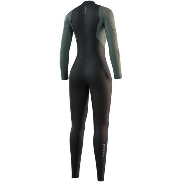 2026 Mystic Womens Star 5/3mm Chest Zip Wetsuit 35000.250050 - Dark Olive